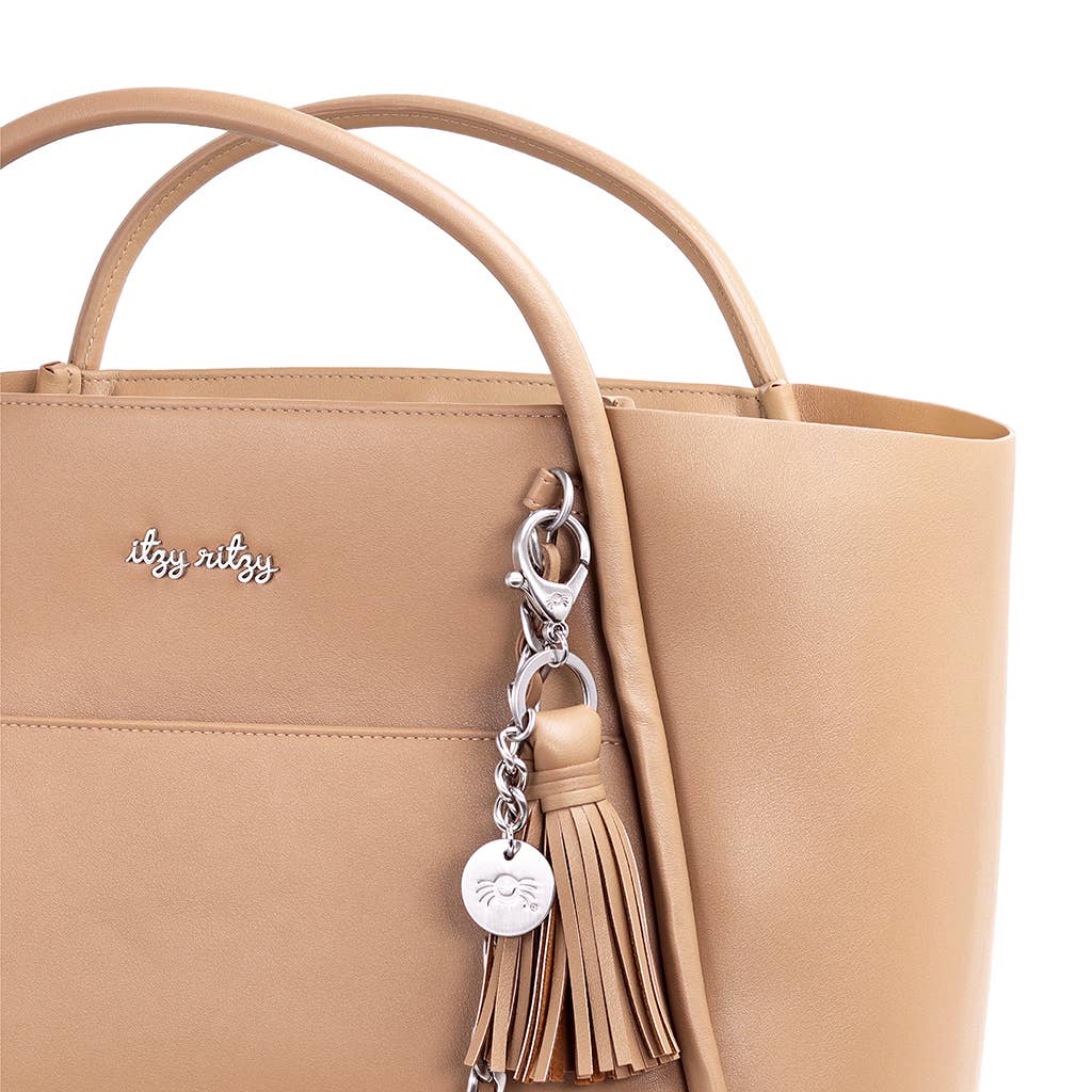 Itzy Ritzy Boss Tote™: Coffee and Cream