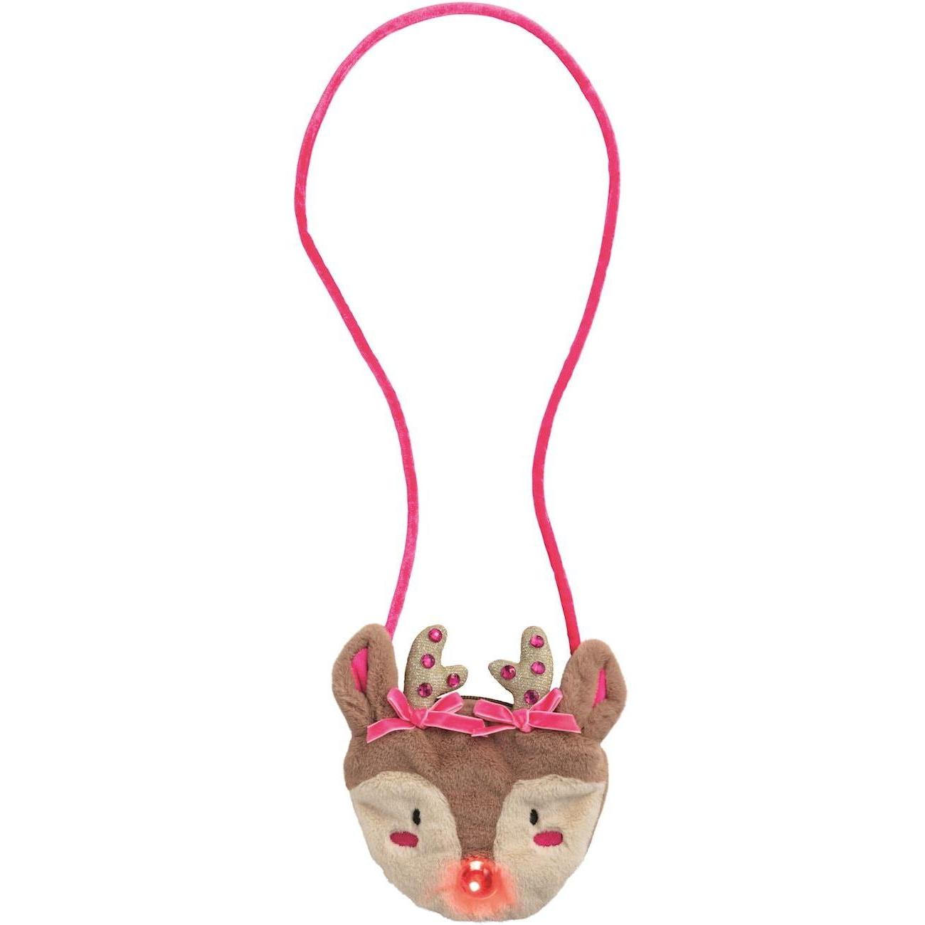Mud Pie Reindeer Light-Up Purse