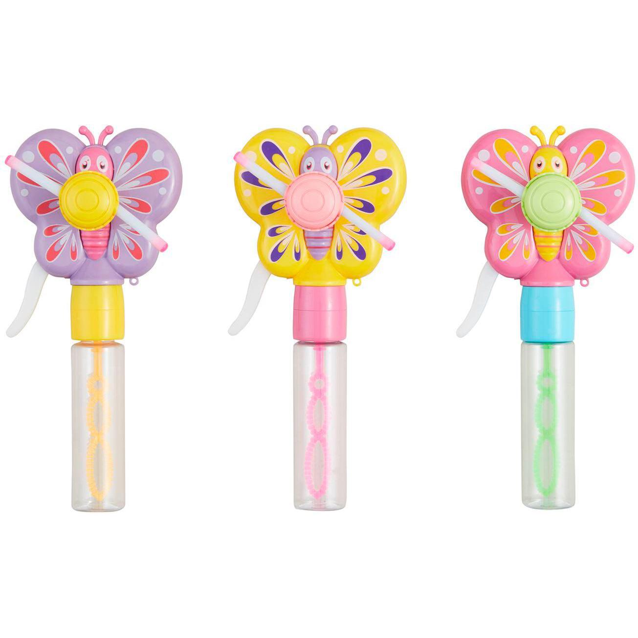 Mud Pie Light-Up Butterfly Bubble Fans