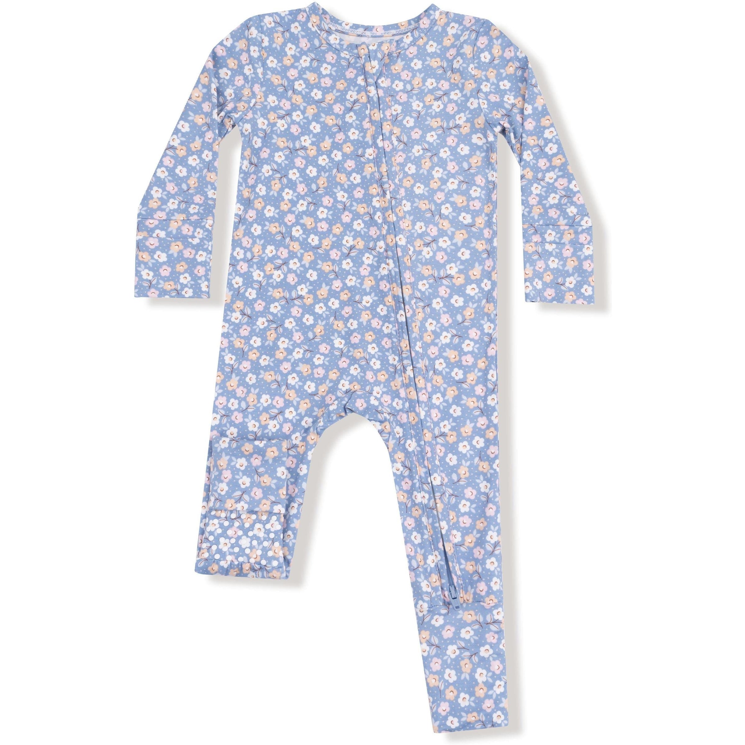 Angel Dear Country Calico 2 Way Zipper Romper