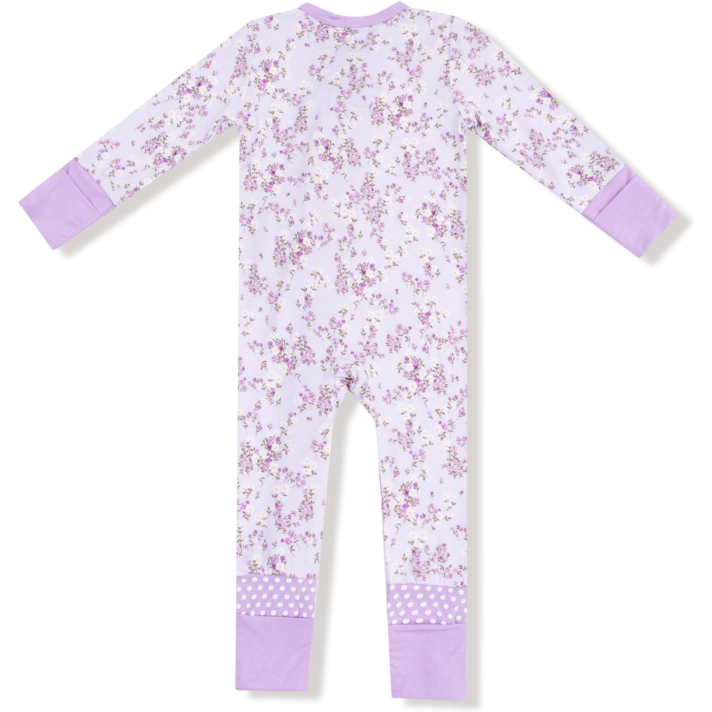 Angel Dear Sweet Dream Florals 2 Way Zipper Romper