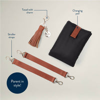 Itzy Ritzy Boss Tote™: Coffee and Cream