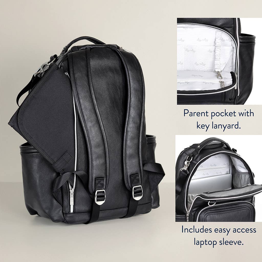 Itzy Ritzy Noir Boss Plus™ Backpack Diaper Bag