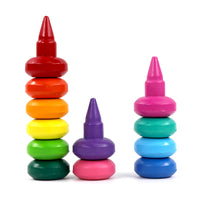 Bright Stripes iHeartArt Jr 12 Finger Crayons