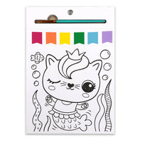 Bright Stripes Paint Pages- Magical Creatures