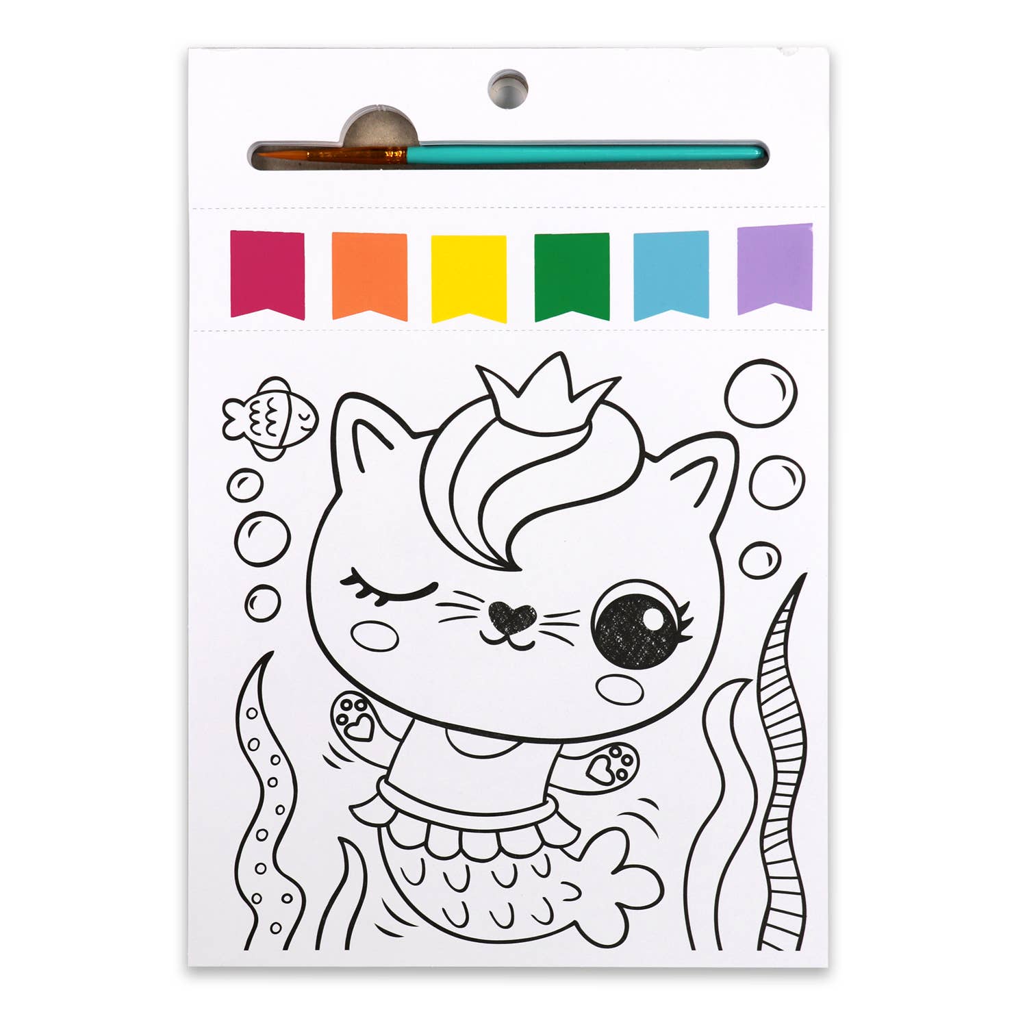 Bright Stripes Paint Pages- Magical Creatures