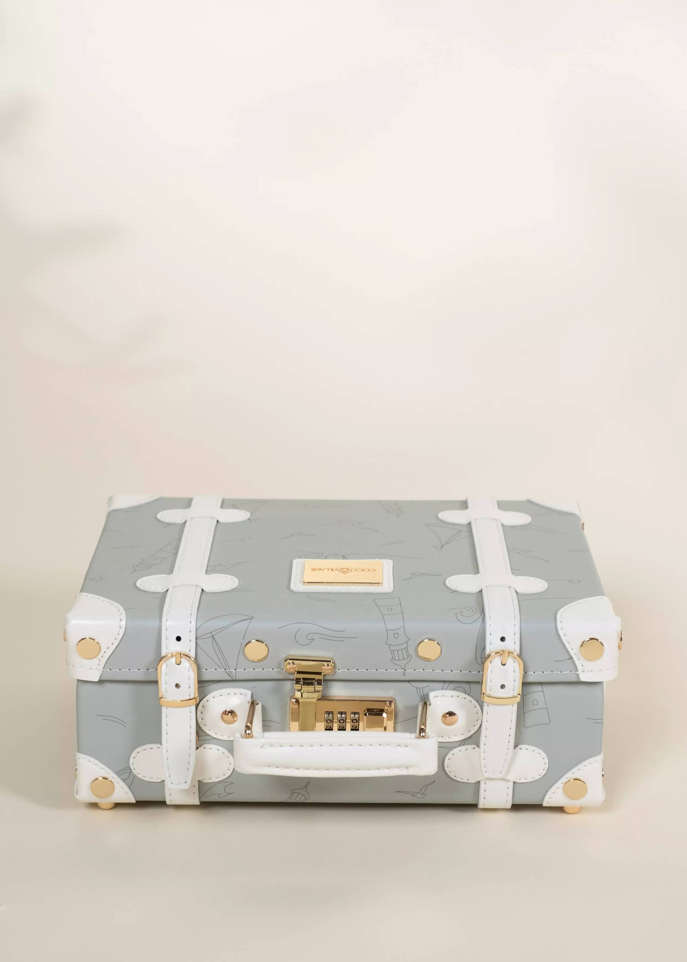 Coco Village Vegan Leather Play Suitcase | Ocean
