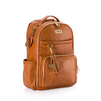 Itzy Ritzy Cognac Boss Plus™ Backpack Diaper Bag