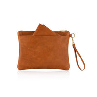 Itzy Ritzy Boss Changing Clutch™ Cognac