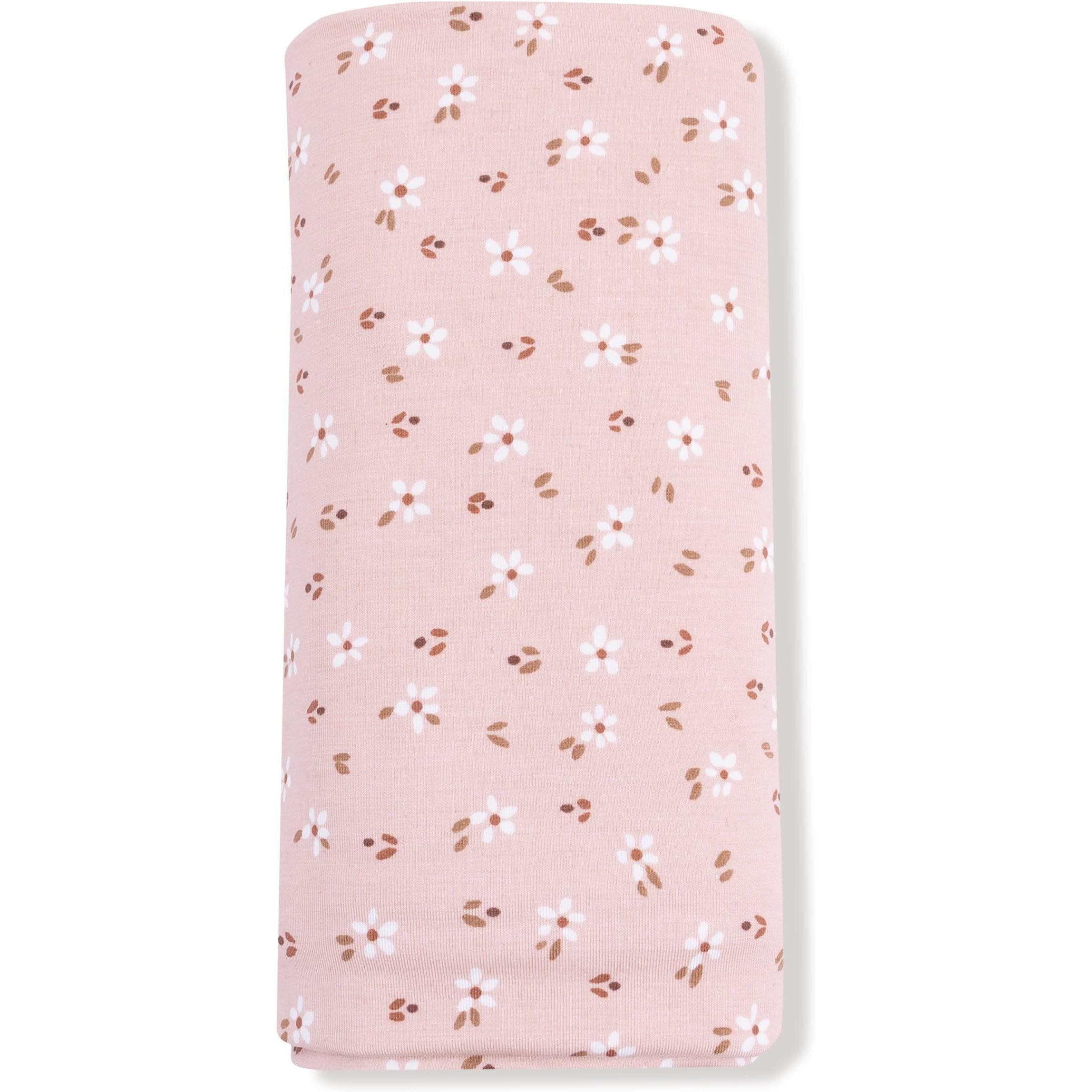 Angel Dear Carrie Floral Pink Bamboo Swaddle Blanket