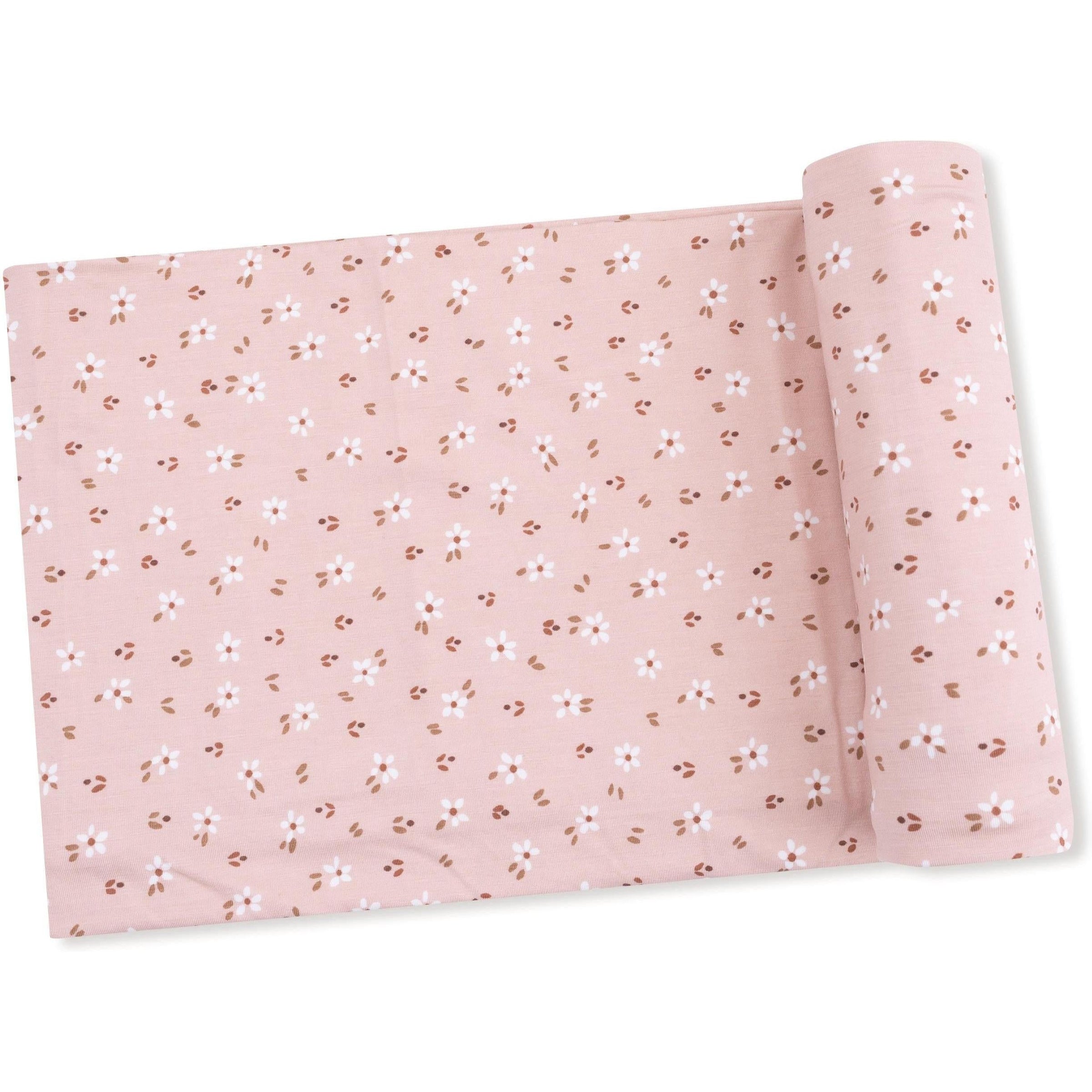 Angel Dear Carrie Floral Pink Bamboo Swaddle Blanket