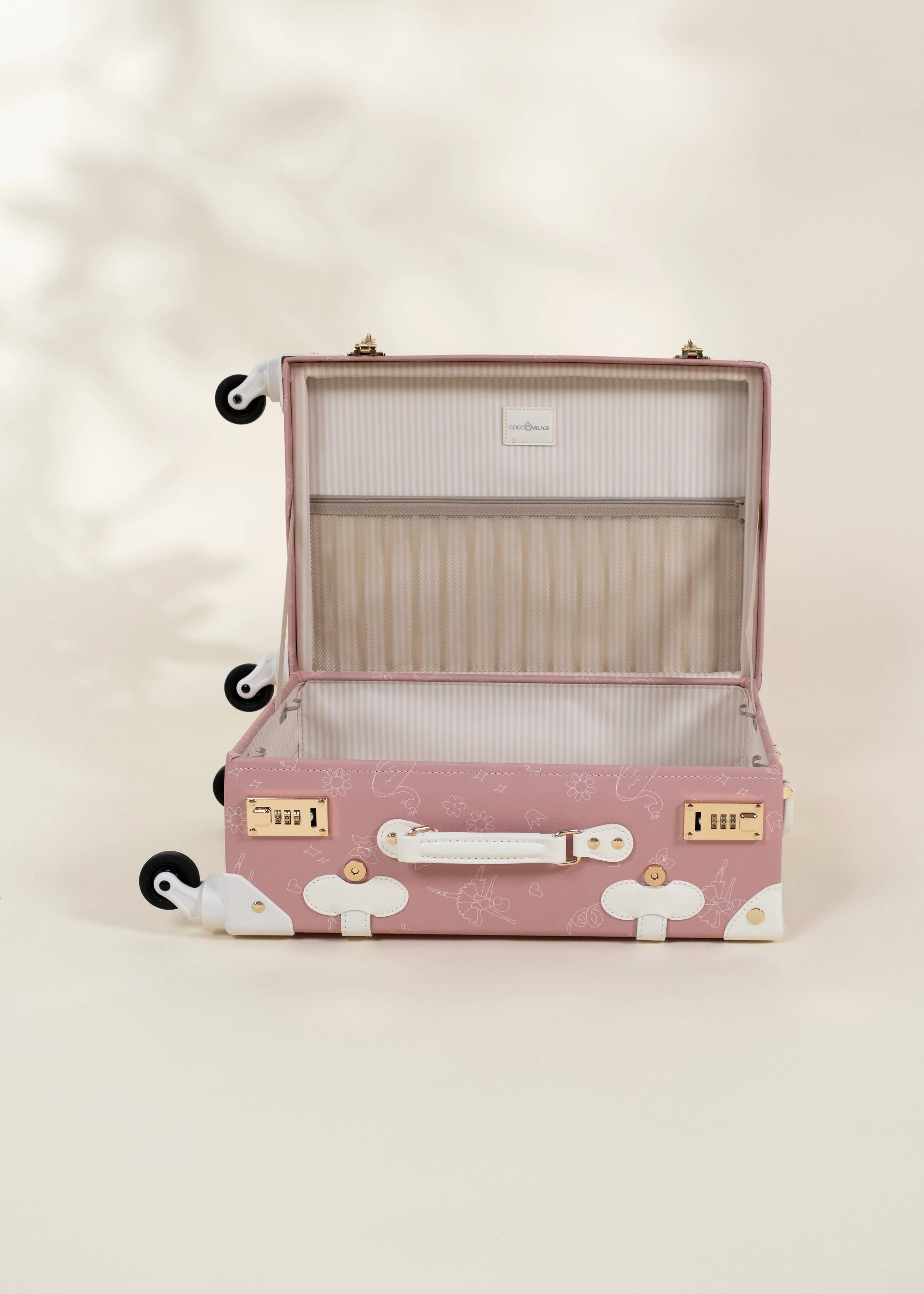 Coco Village Vegan Leather Carry-On Suitcase | Ballerina
