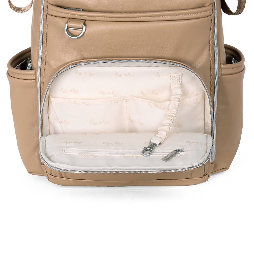 Itzy Ritzy Chai Latte Boss Plus™ Backpack Diaper Bag