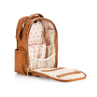Itzy Ritzy Cognac Boss Plus™ Backpack Diaper Bag