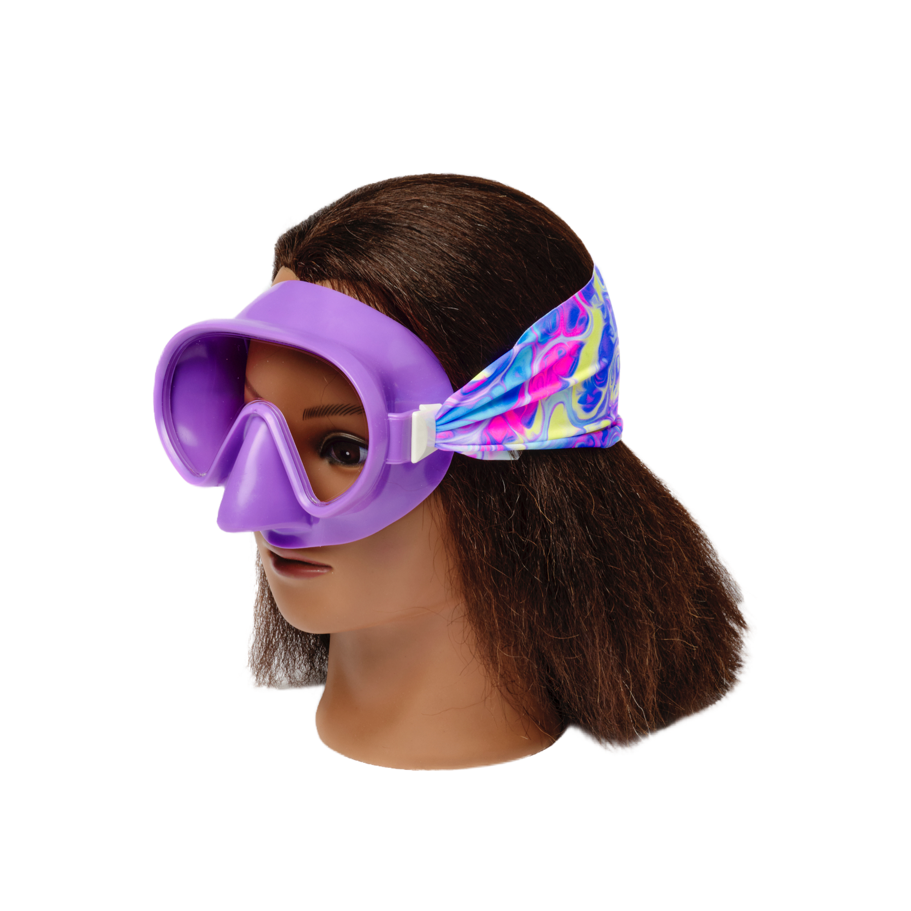 Splash Place Pastel Swirl Swim Mask