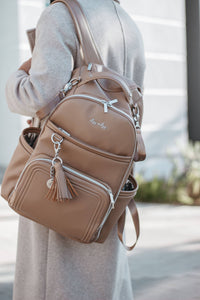 Itzy Ritzy Chai Latte Boss Plus™ Backpack Diaper Bag