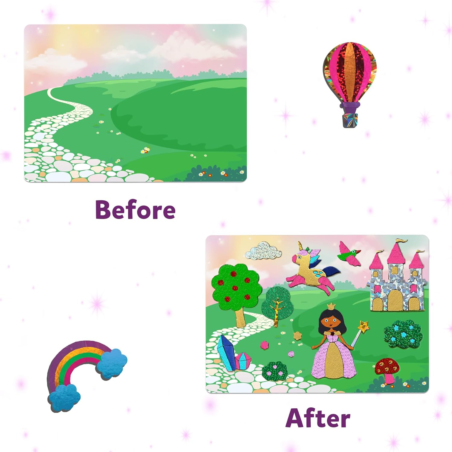 Skillmatics Foil Fun Unicorn & Princess