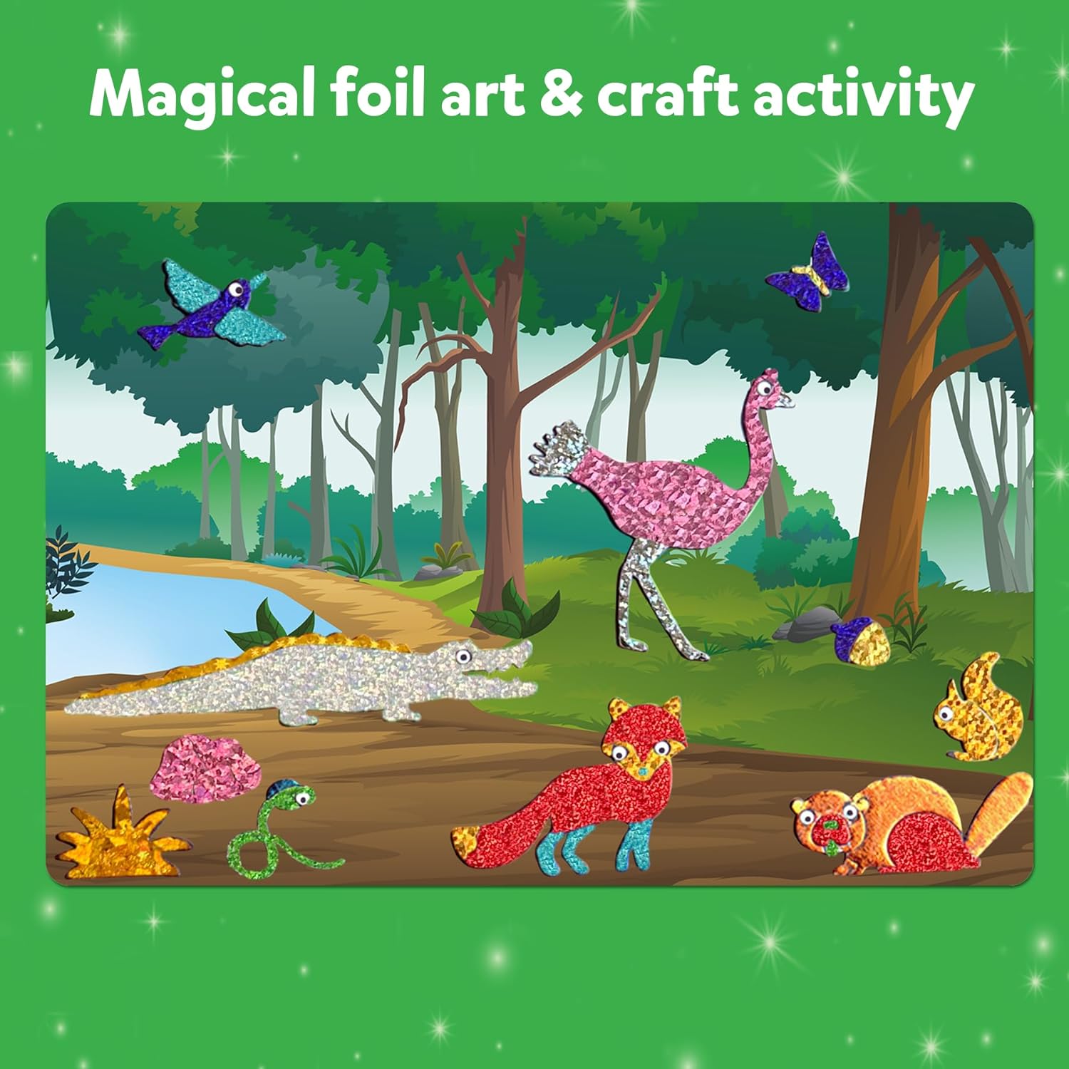 Skillmatics Foil Fun World of Animal
