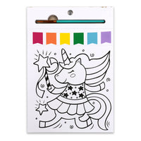 Bright Stripes Paint Pages- Magical Creatures