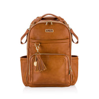 Itzy Ritzy Cognac Boss Plus™ Backpack Diaper Bag