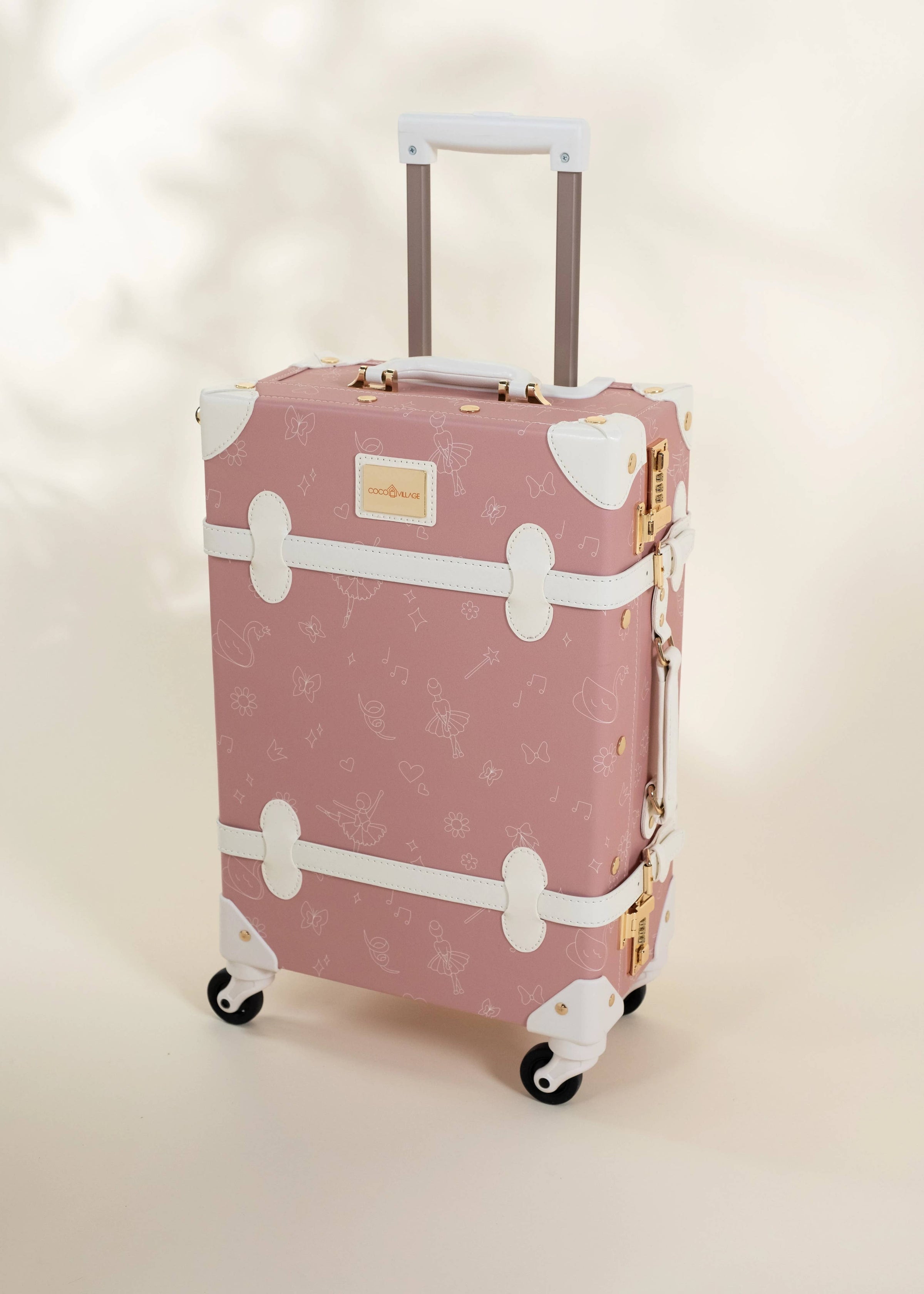 Coco Village Vegan Leather Carry-On Suitcase | Ballerina
