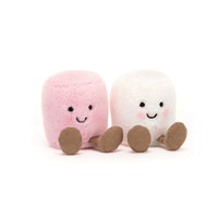 Jellycat Amuseables Pink & White Marshmellows