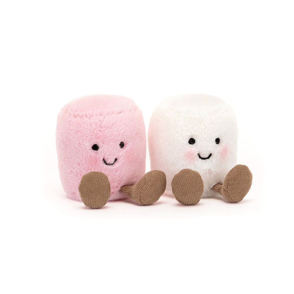 Jellycat Amuseables Pink & White Marshmellows