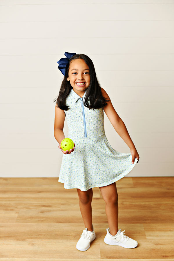 Swoon Active Floral Collar Tennis Dress 14