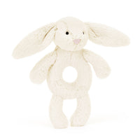 Jellycat Bashful Cream Bunny Ring Rattle