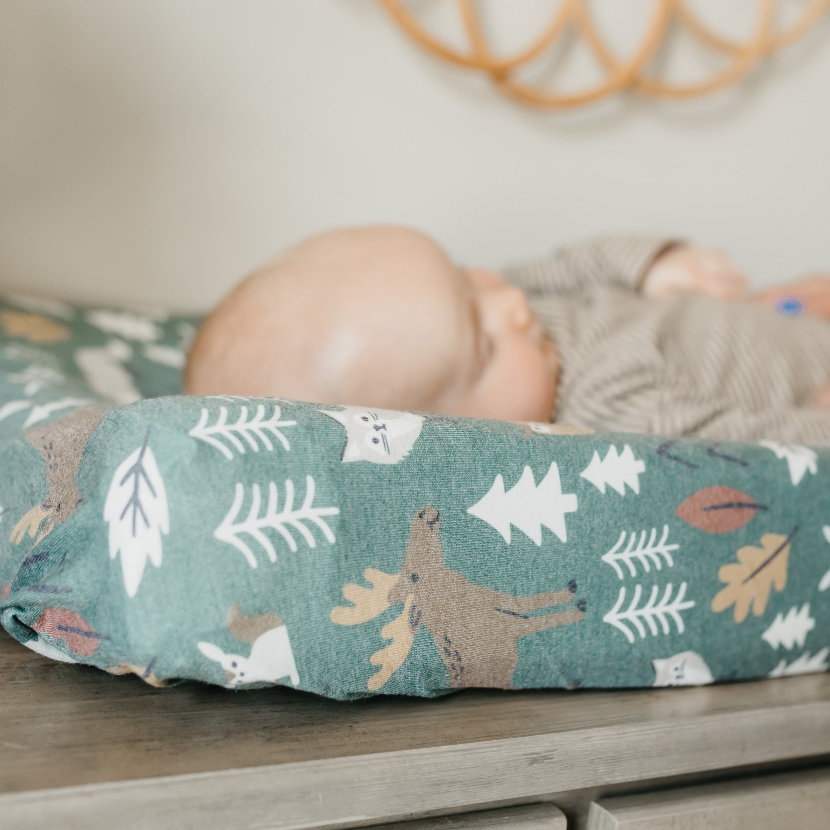 Copper Pearl Premium Knit Diaper Changing Pad Cover | Atwood