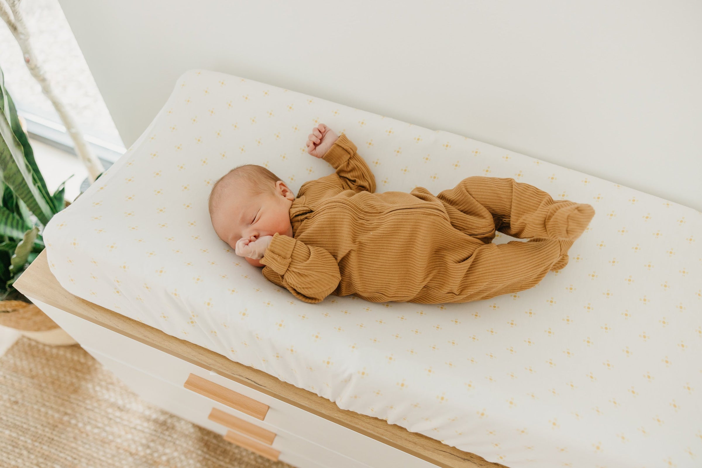 Copper Pearl Premium Knit Diaper Changing Pad Cover | Santa Fe