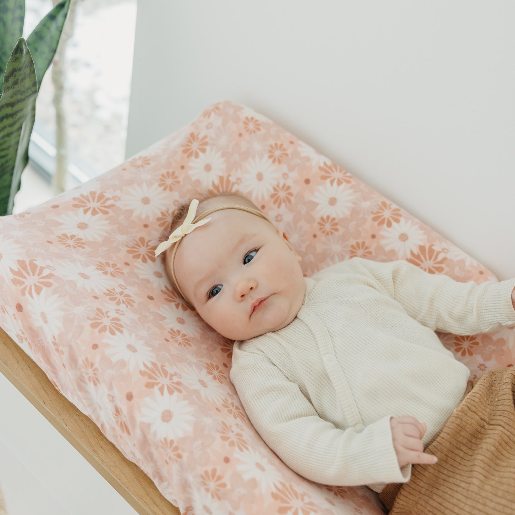 Copper Pearl Premium Knit Diaper Changing Pad Cover | Penny