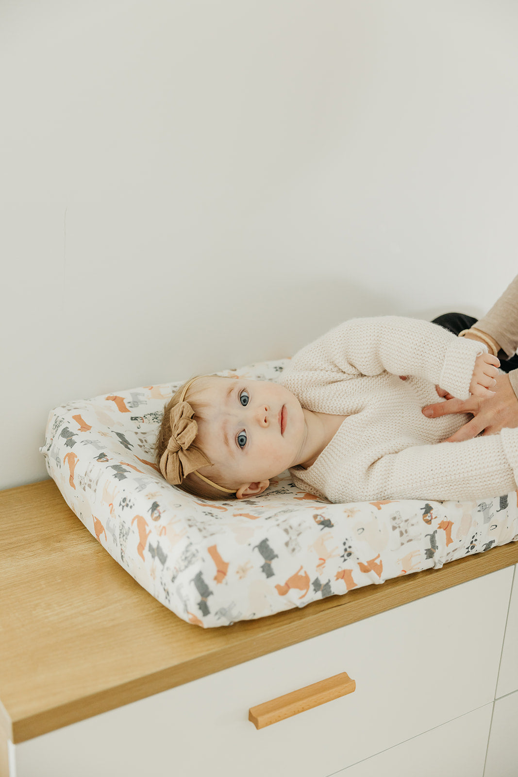 Copper Pearl Premium Knit Diaper Changing Pad Cover | Rufus