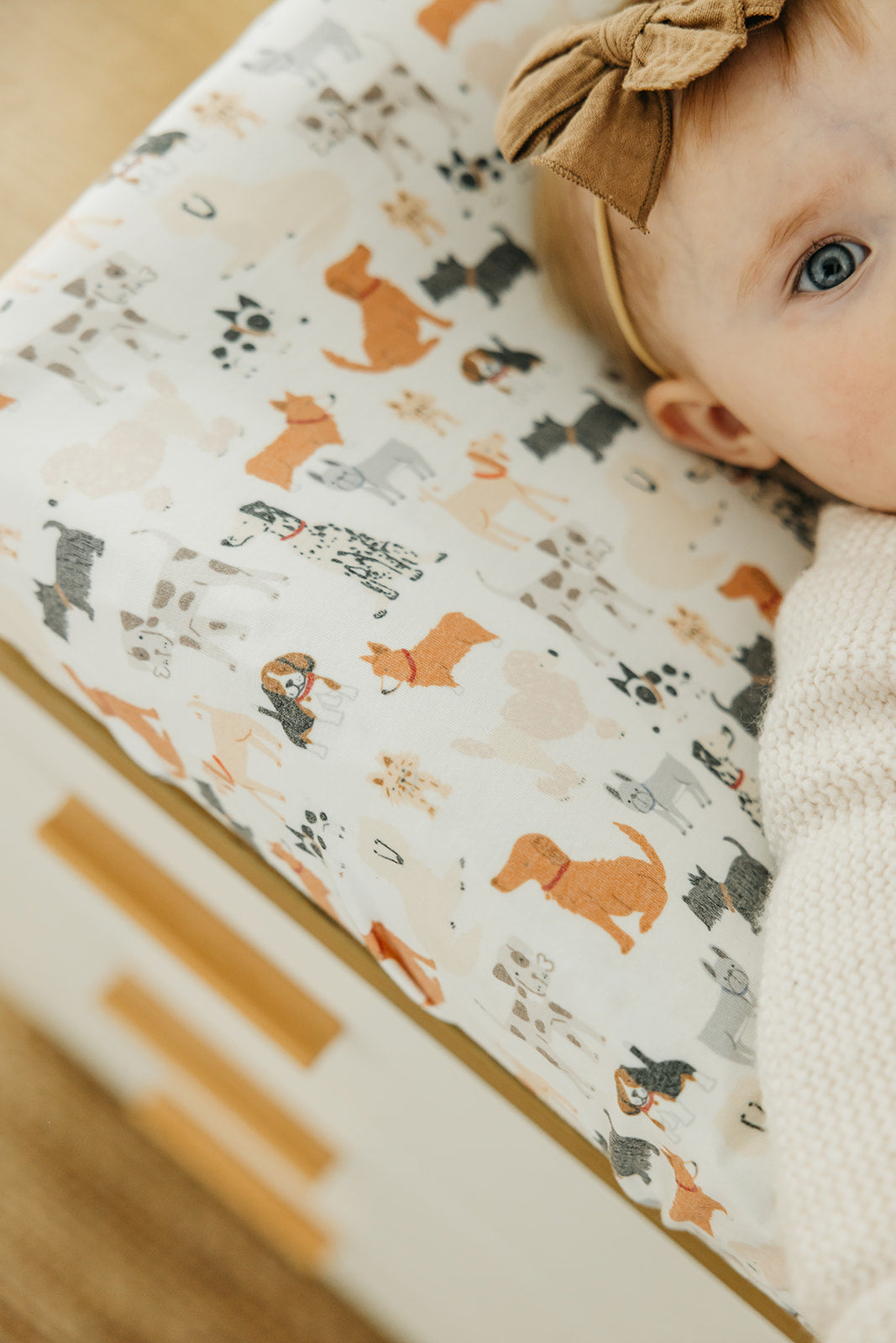 Copper Pearl Premium Knit Diaper Changing Pad Cover | Rufus