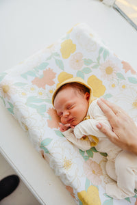 Copper Pearl Premium Knit Diaper Changing Pad Cover | Rose