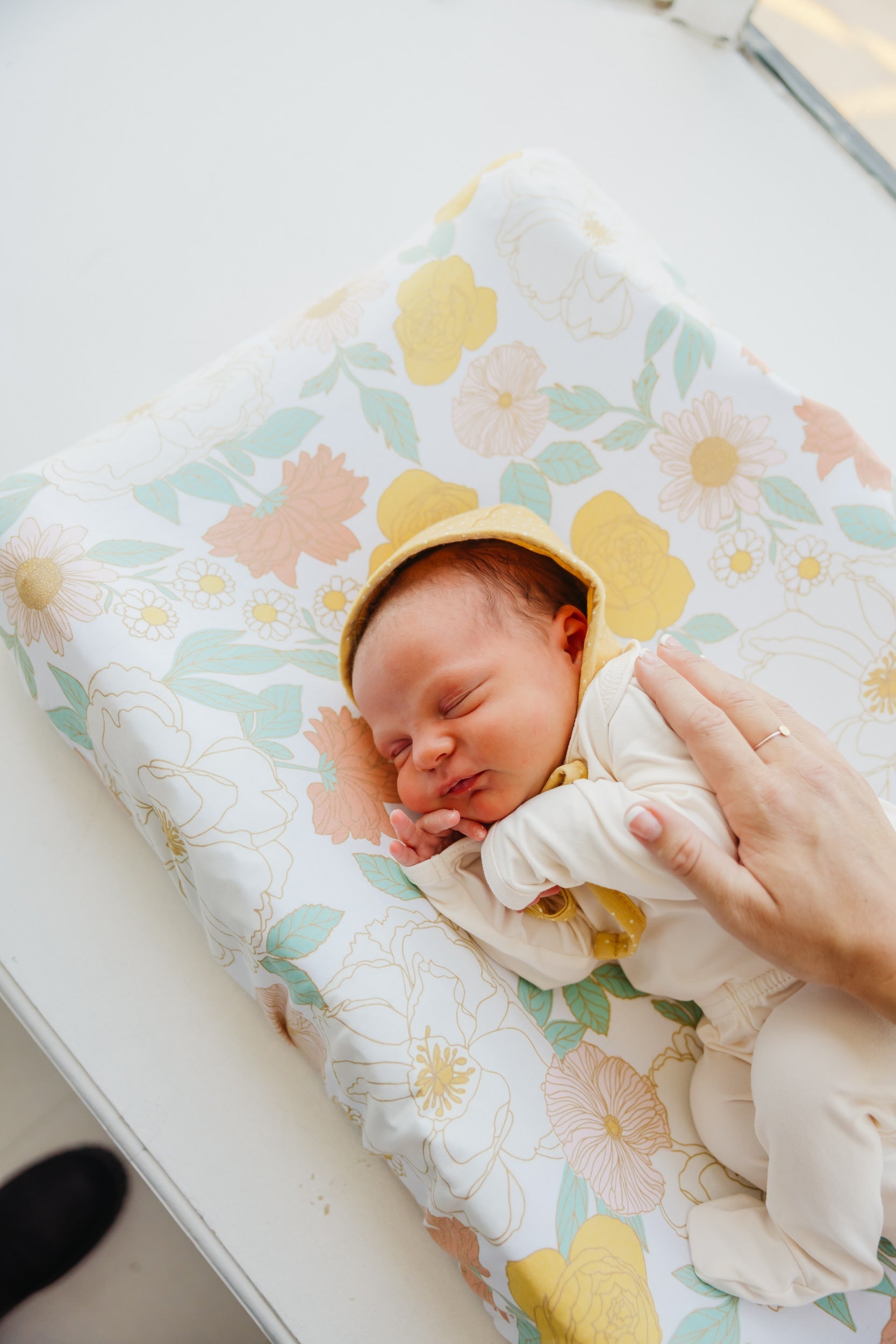 Copper Pearl Premium Knit Diaper Changing Pad Cover | Rose