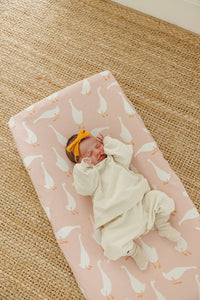 Copper Pearl Premium Knit Diaper Changing Pad Cover | Goosie