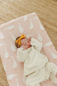 Copper Pearl Premium Knit Diaper Changing Pad Cover | Goosie