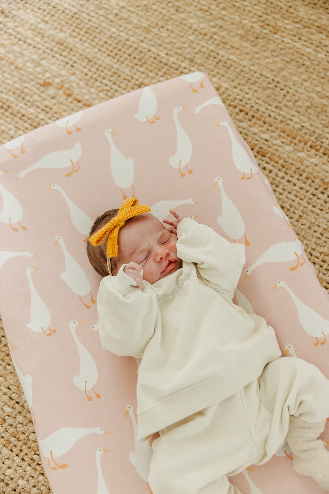 Copper Pearl Premium Knit Diaper Changing Pad Cover | Goosie