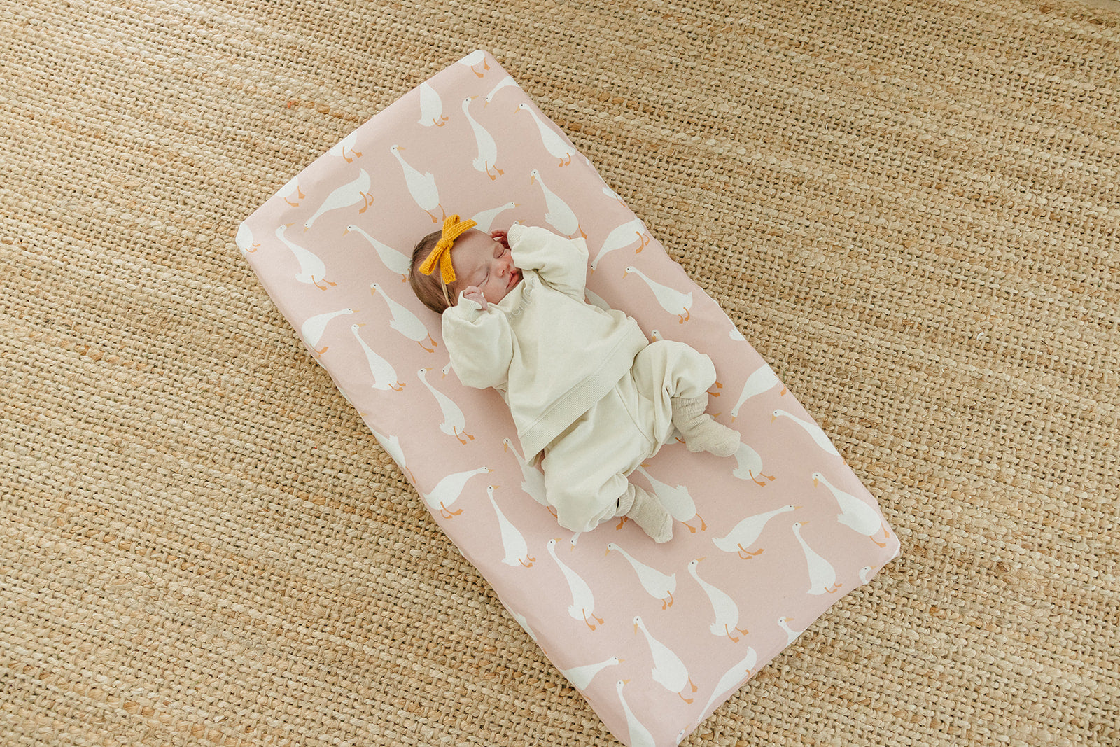Copper Pearl Premium Knit Diaper Changing Pad Cover | Goosie