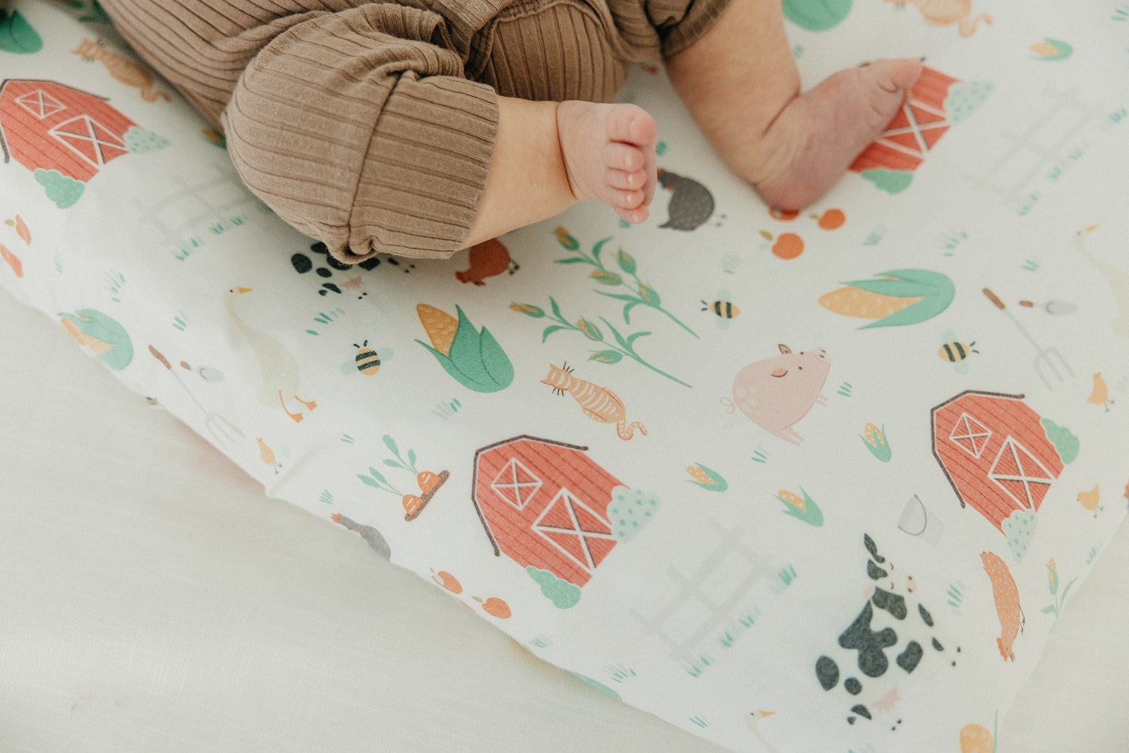 Copper Pearl Premium Knit Diaper Changing Pad Cover | Farmstead