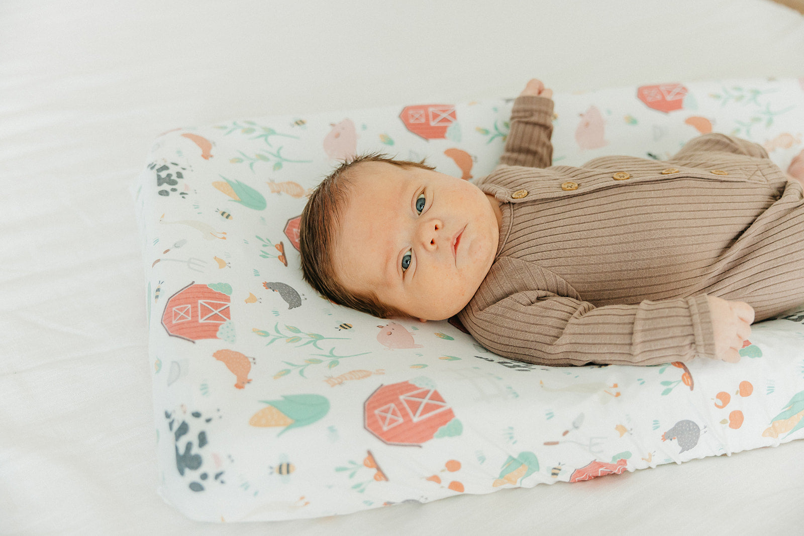 Copper Pearl Premium Knit Diaper Changing Pad Cover | Farmstead