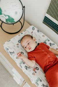 Copper Pearl Premium Knit Diaper Changing Pad Cover | Jo