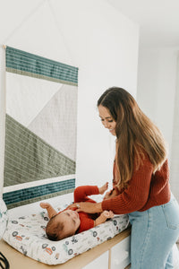 Copper Pearl Premium Knit Diaper Changing Pad Cover | Jo