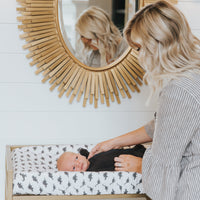 Copper Pearl Premium Knit Diaper Changing Pad Cover | Wild