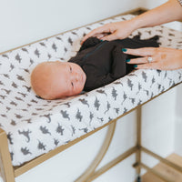 Copper Pearl Premium Knit Diaper Changing Pad Cover | Wild