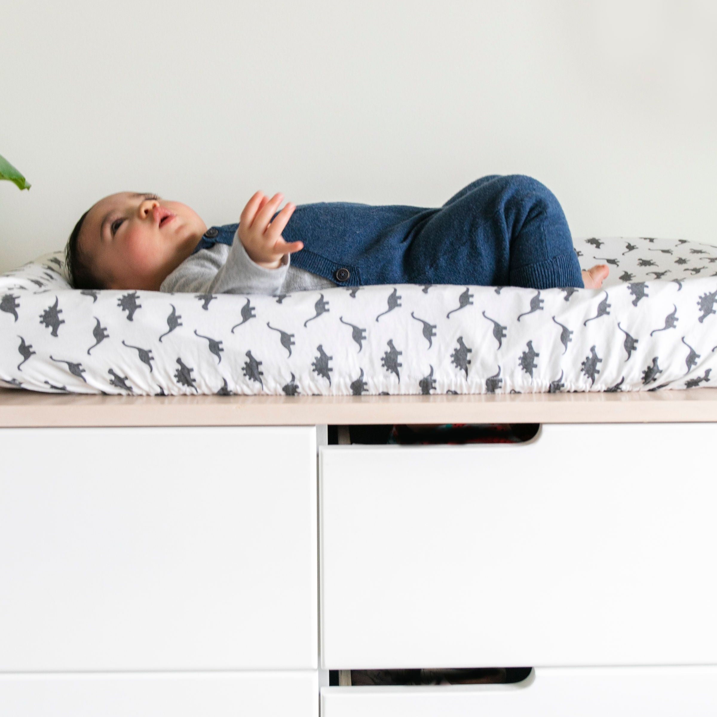 Copper Pearl Premium Knit Diaper Changing Pad Cover | Wild