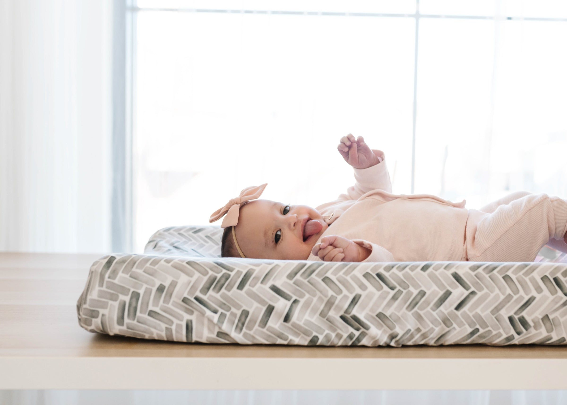 Copper Pearl Premium Knit Diaper Changing Pad Cover | Alta
