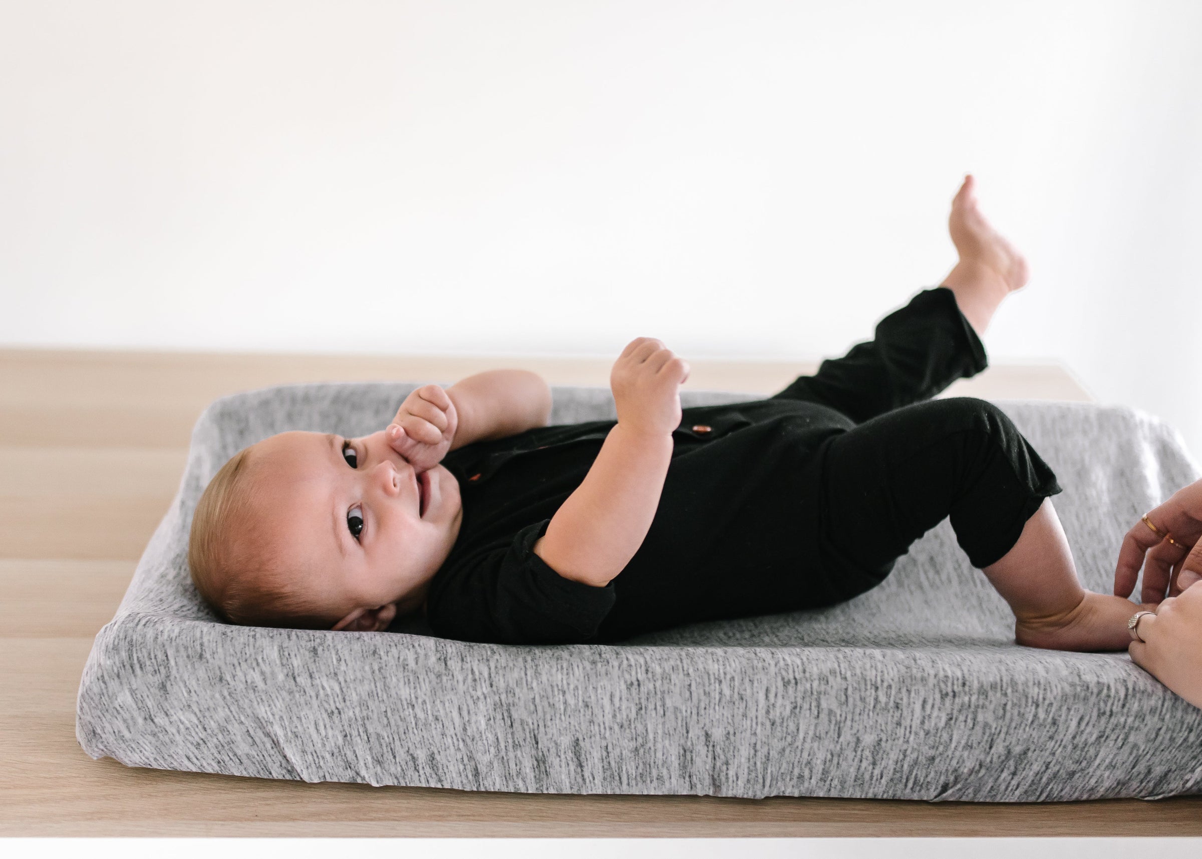 Copper Pearl Premium Knit Diaper Changing Pad Cover | Asher