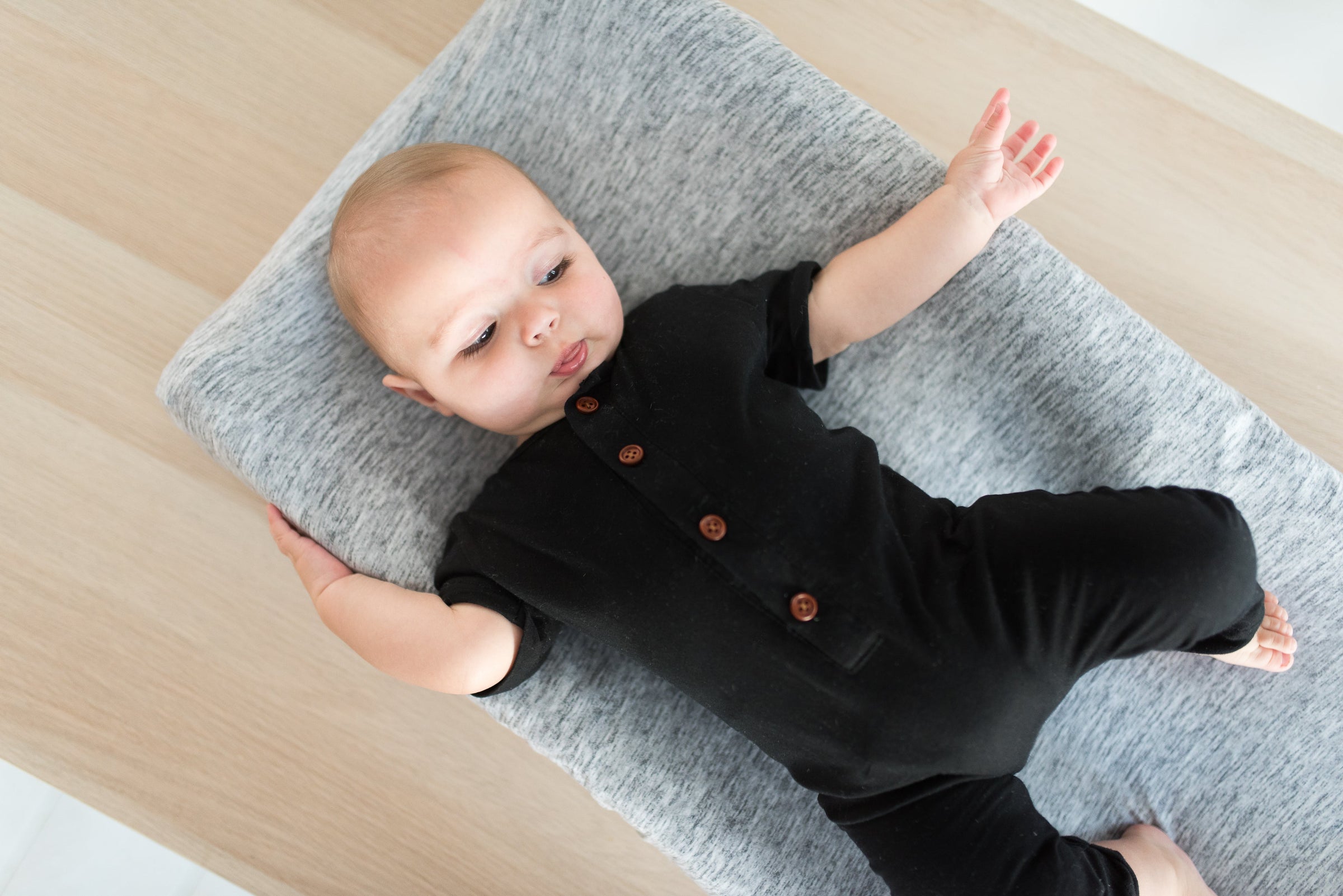 Copper Pearl Premium Knit Diaper Changing Pad Cover | Asher